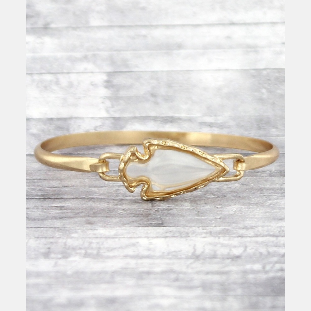 *3/$22* GOLDTONE ARROWHEAD BANGLE BRACELET
